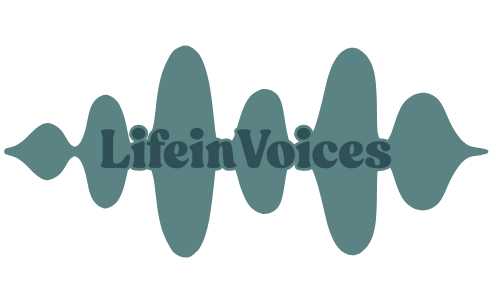 Life in Voices Logo Life in Voices logo - voice memory and storytelling service